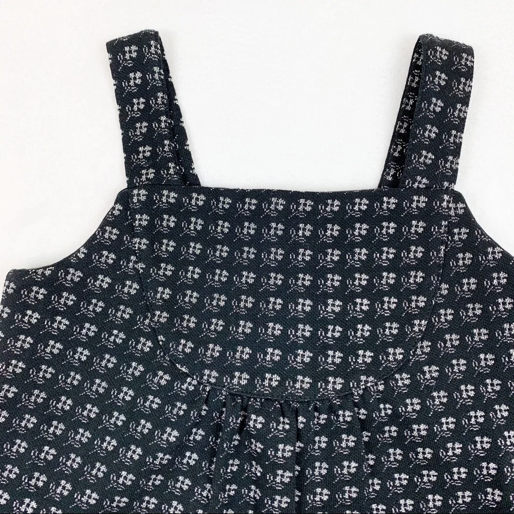 Janie and Jack sleeveless‎ square neck metallic top